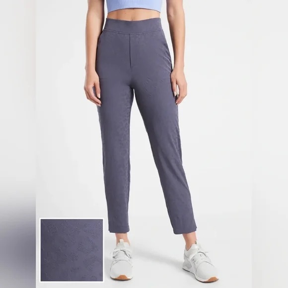 Athleta Pants - Athleta Brooklyn Textured Ankle Pants